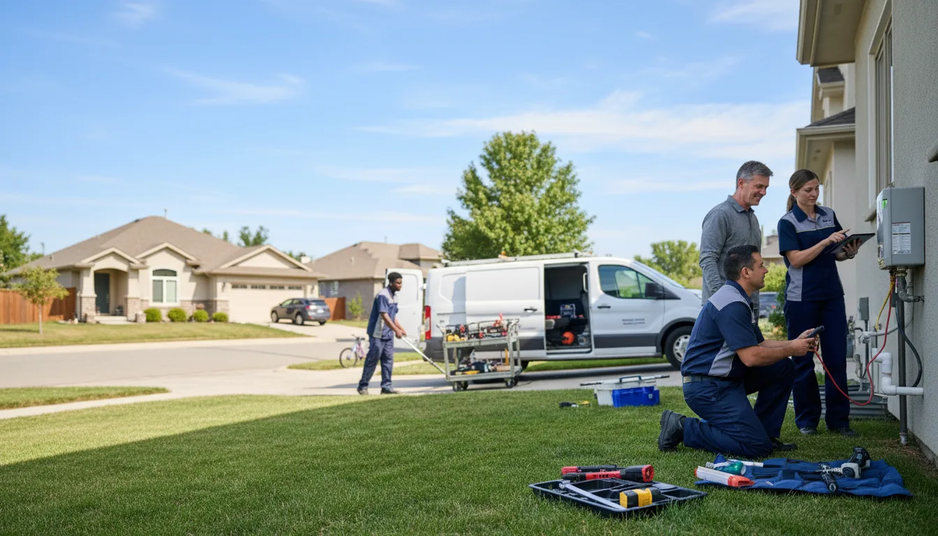 Tankless water heater service in Olmito, TX